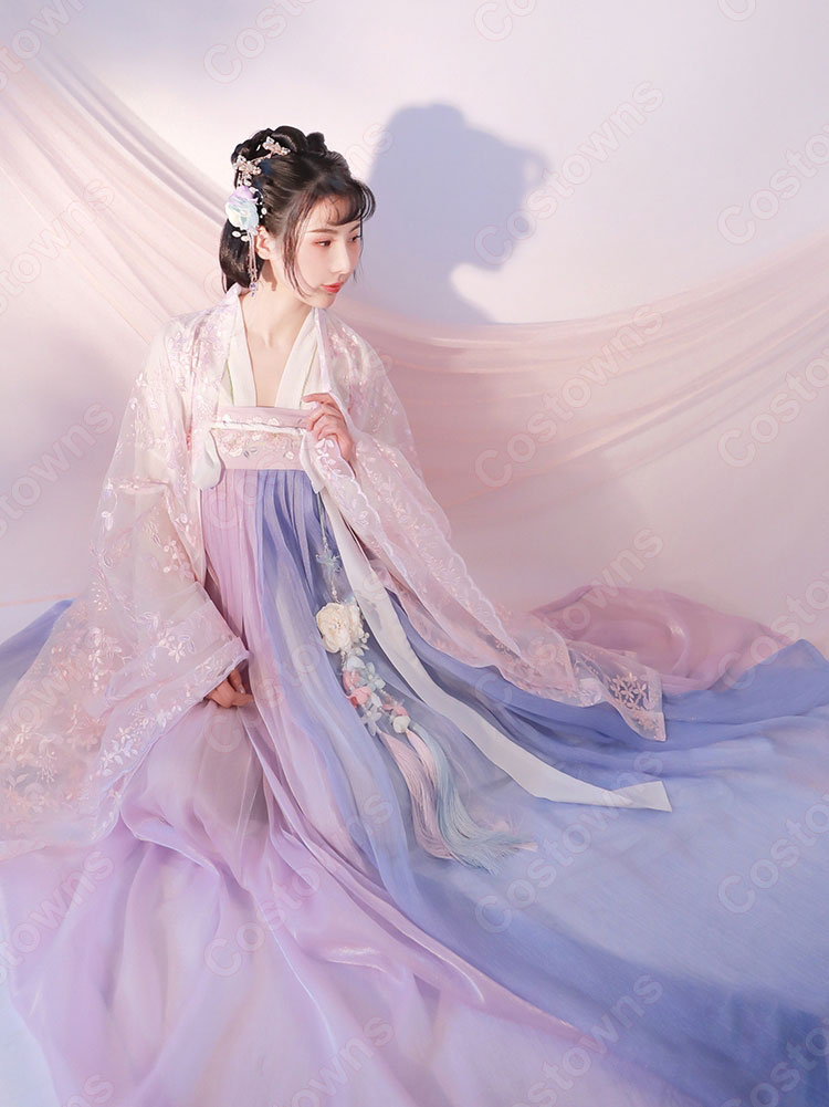 漢服 襦裙 コスプレ衣装 中国伝統衣装 古風 仙女風 可愛い 中国時代劇