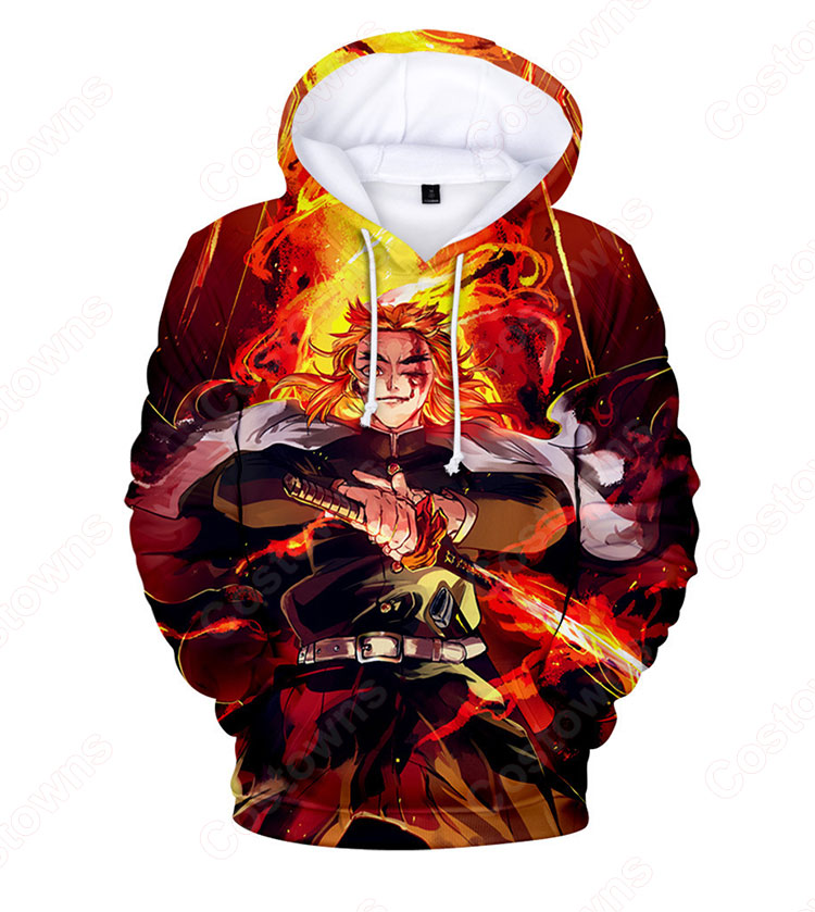鬼滅の刃 プルオーバー パーカー 長袖 スウェット フード付き 春秋冬服