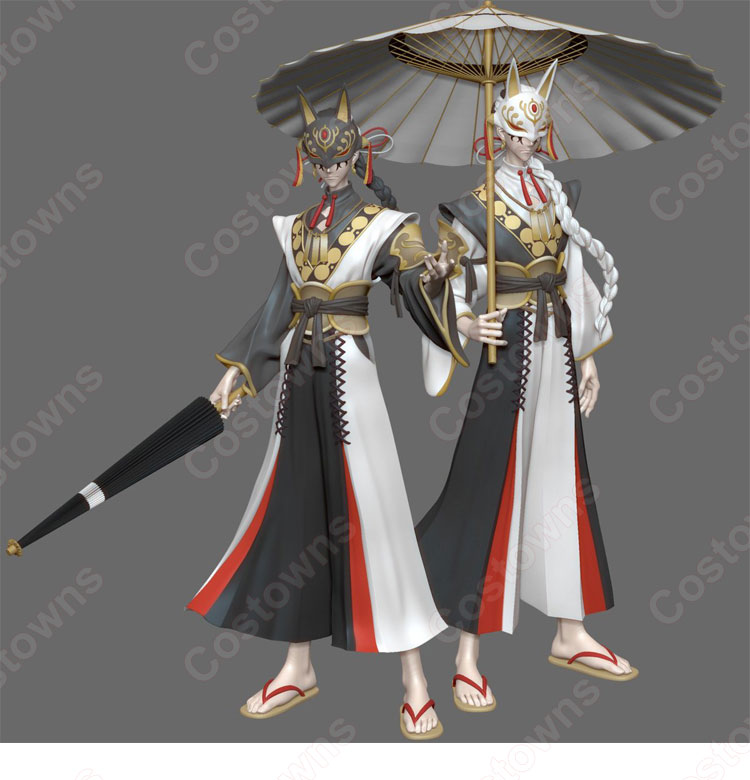 一番くじ IdentityⅤ 第二弾 白黒無常(謝必安/笵無咎) 仮面 コスプレ