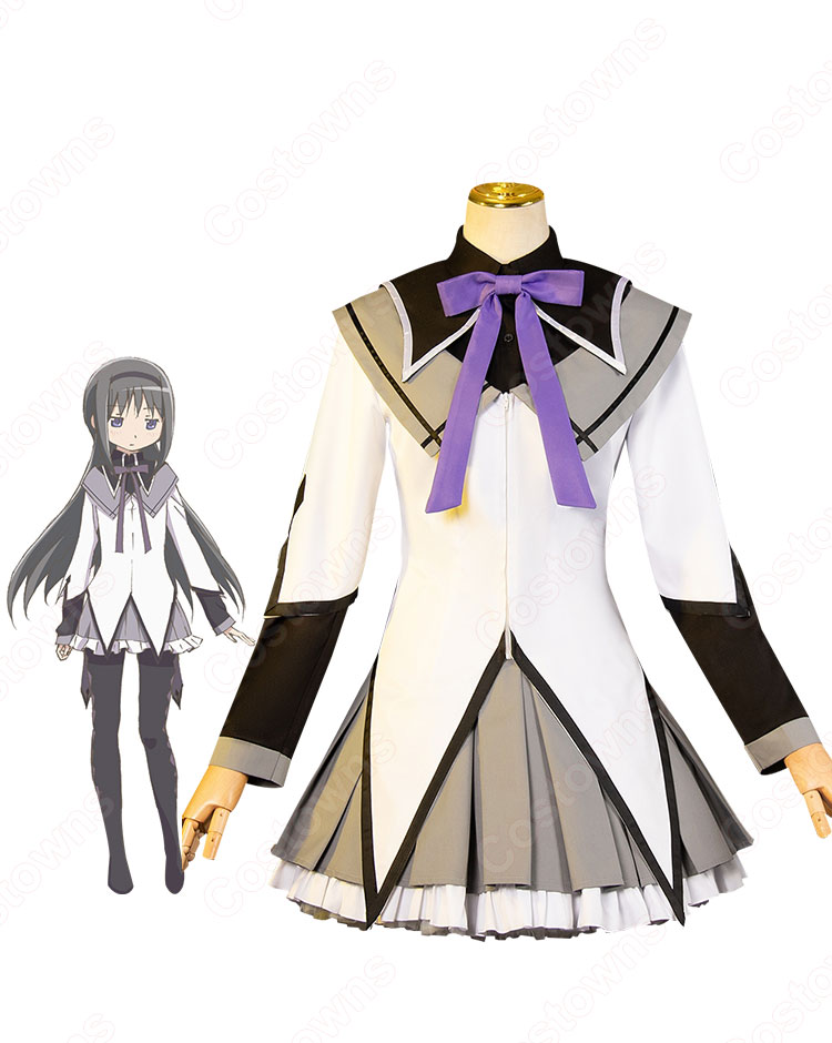 まどか 暁美ほむら 魔法少女姿衣装 コスプレ衣装 『魔法少女まどか