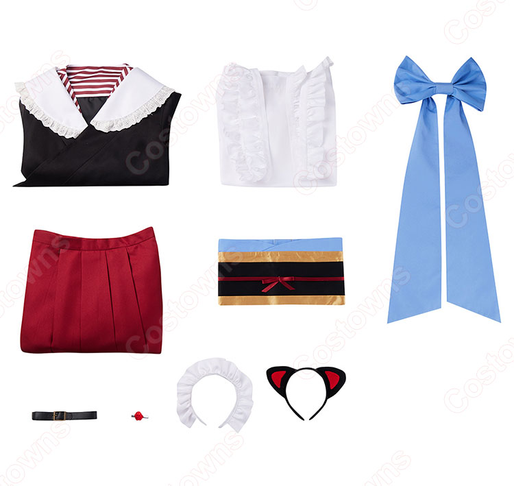 VTuber にじさんじ 戌亥とこ コスプレ衣装 メイド服 - Costowns