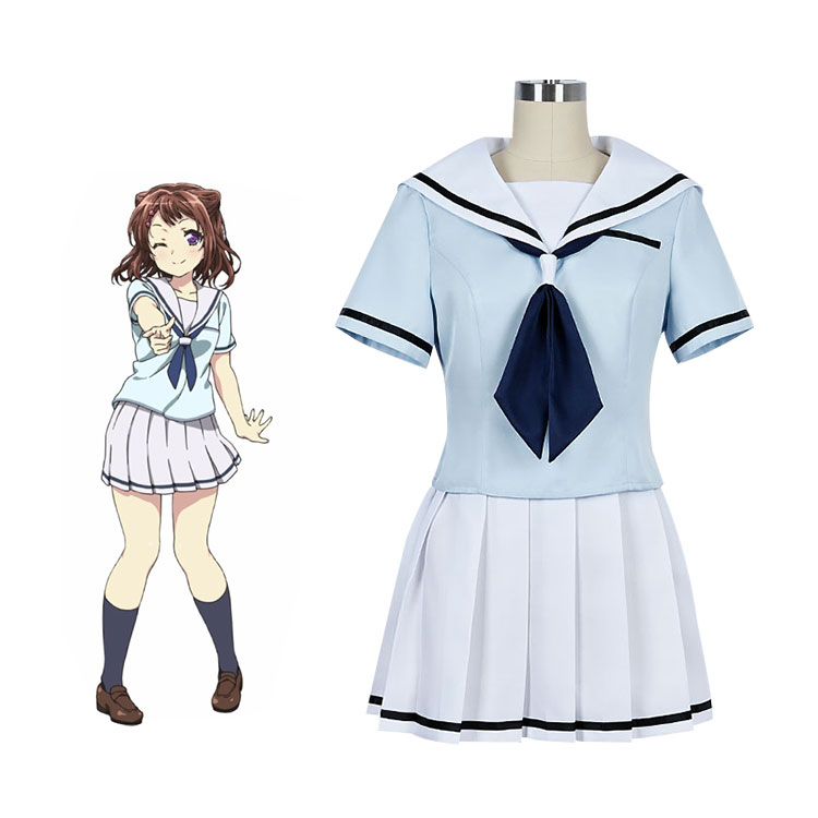 BanG Dream!（バンドリ！） 花咲川女子学園高校制服 夏服 コスプレ衣装