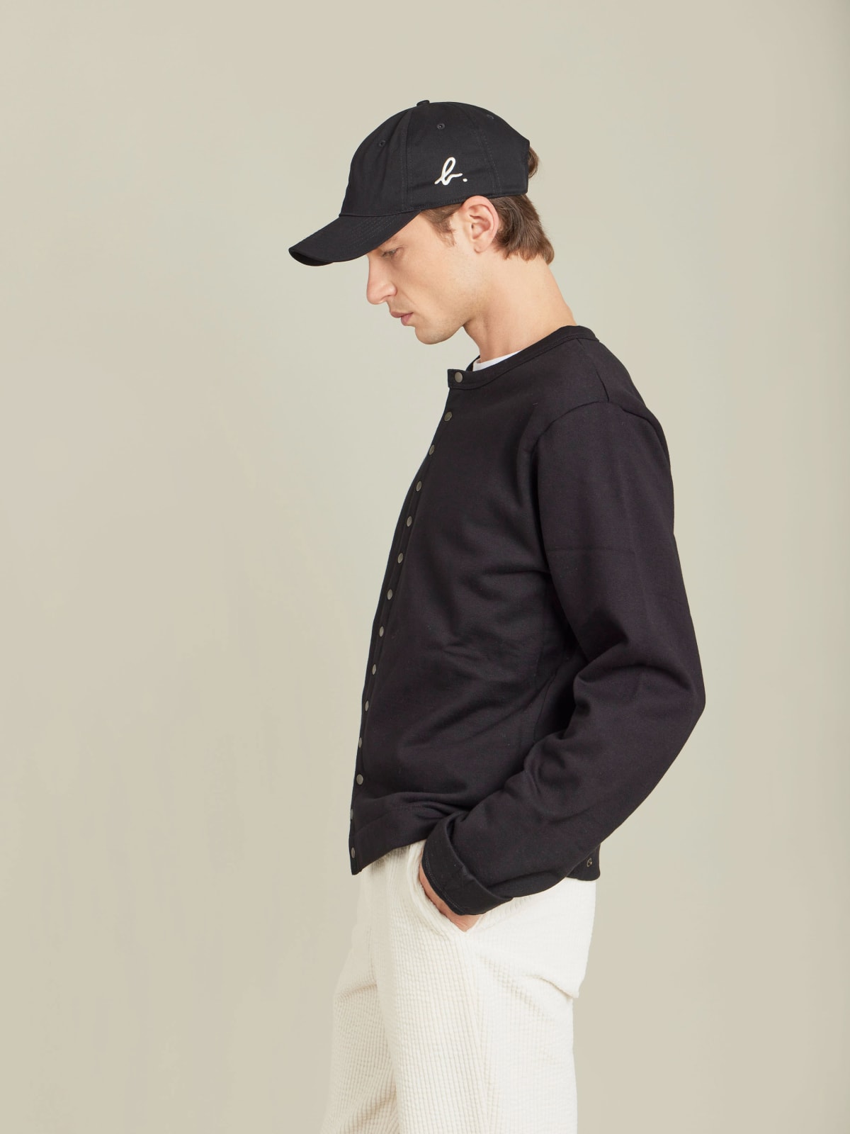 black Bronze snap cardigan