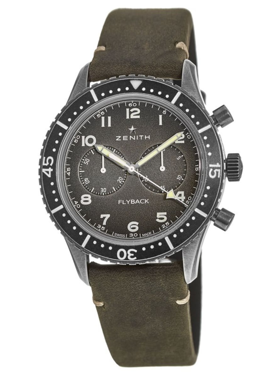Zenith Pilot Cronometro Tipo CP-2 Flyback Men's Watch 11.2240.405
