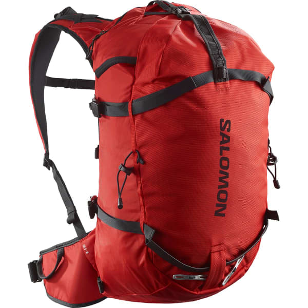 SALOMON MTN 30 FIERY FIERY RED/FIERY RED - Ski touring backpack