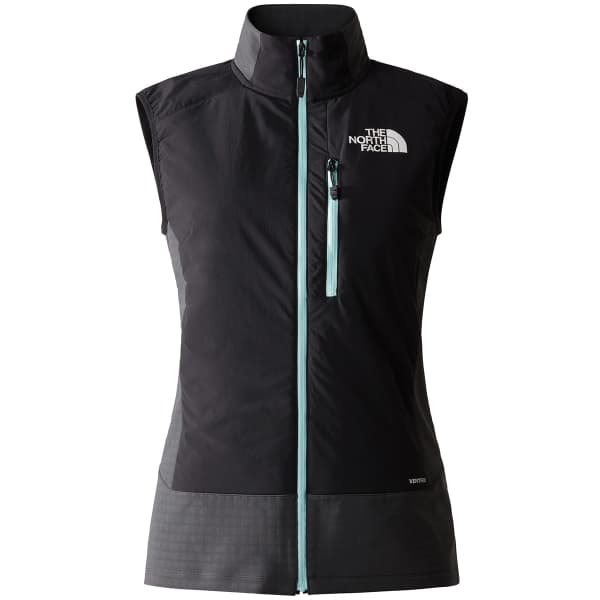 THE NORTH FACE W DAWN TURN HYBRID VENTRIX VEST ASPHALT GREY/TNF