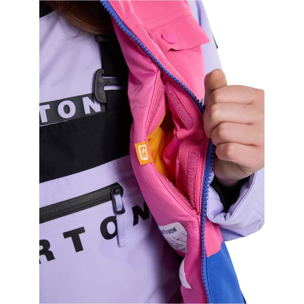 BURTON GIRLS' KHIONE 2L JACKET FUCHSIA FUSION/SUPERNOVA/AMPARO