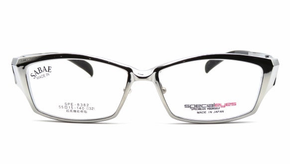 スペシャライズ SPE-8382-8-55 [鯖江産/ハーフリム/スクエア] ｜メガネ