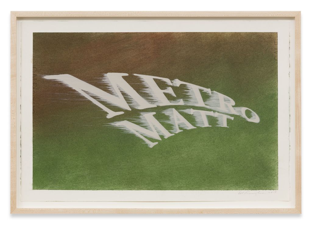 Ed Ruscha - Metro Mattresses - Berlin – Sprüth Magers