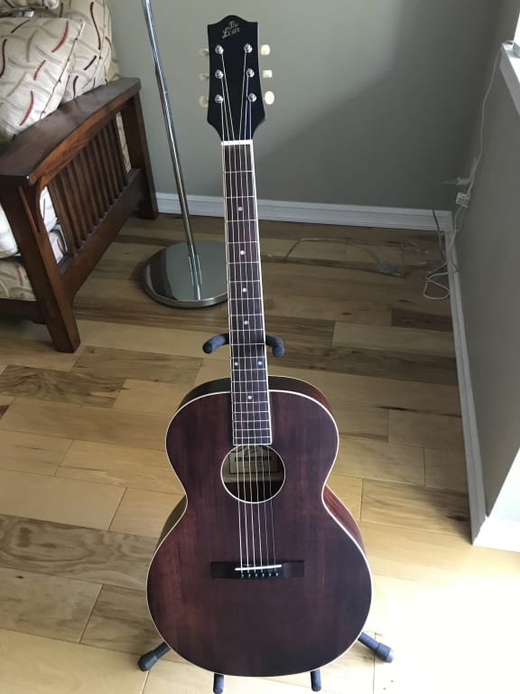 Open Box The Loar LH 204 Brownstone Small Body Acoustic Guitar