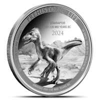 Buy 2024 1 oz Congo Silver Utahraptor Coin (BU) | BullionMax ™