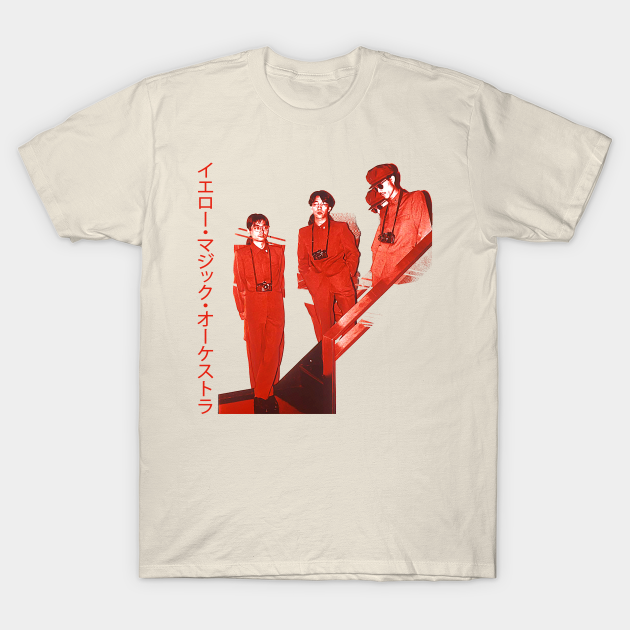 Yellow Magic Orchestra 鋤田正義フォトアートTシャツ Yellow Magic