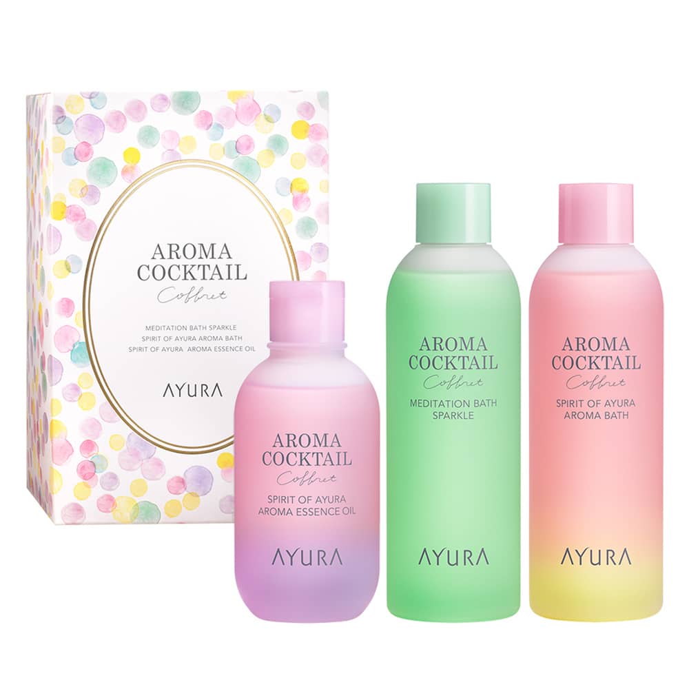 アユーラのクリスマスコフレ2024】人気のアロマカクテルコフレが復刻