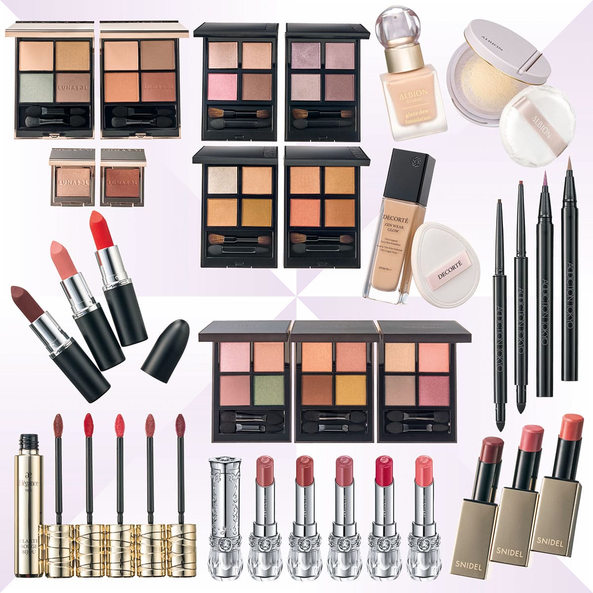 2024秋発売】人気デパコスブランド26選【ルナソル・アディクション