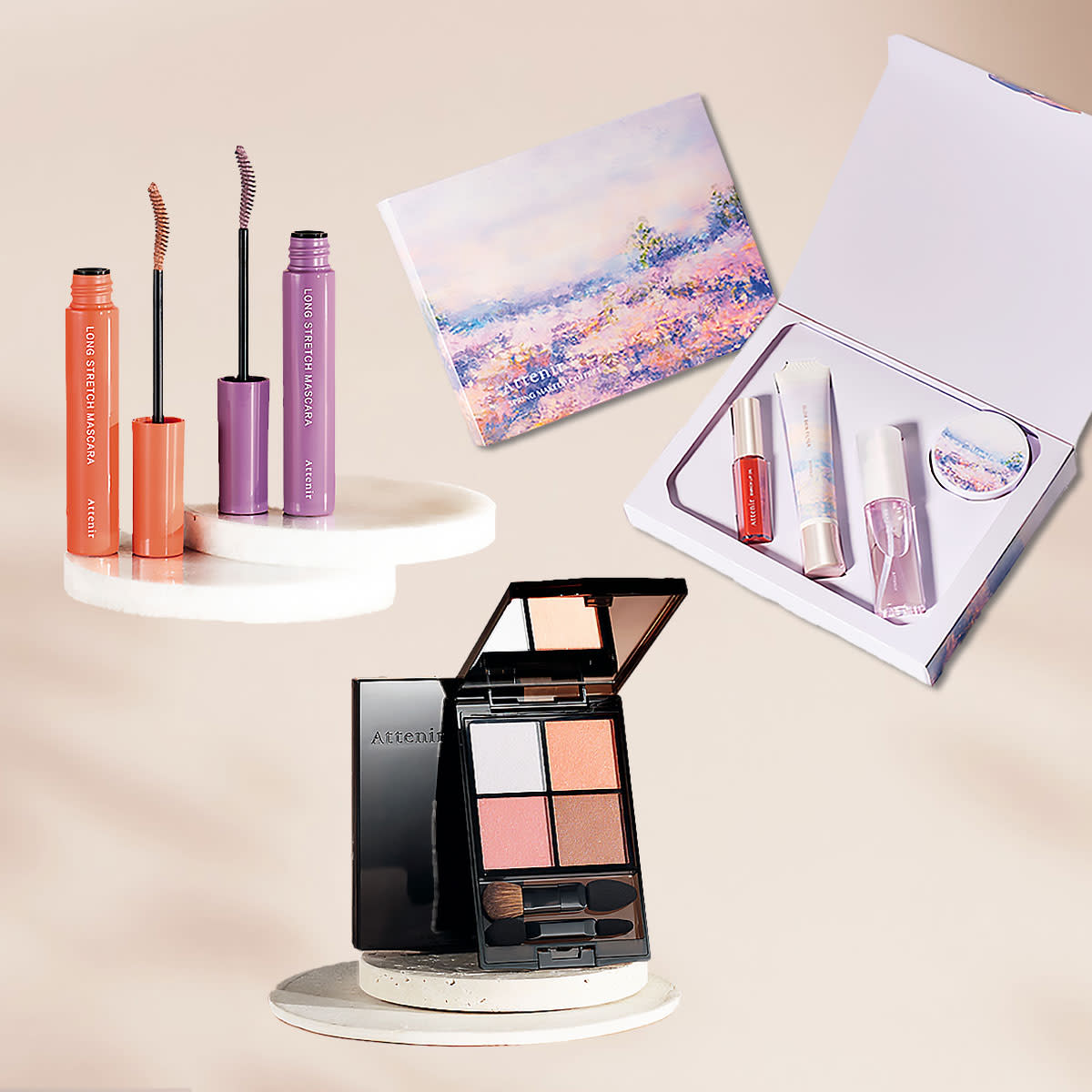 アテニアの春コスメ2026】トーンアップ下地、リップオイルなど4点