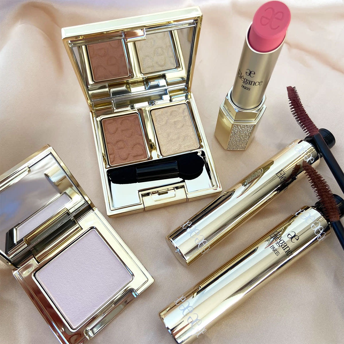 春コスメ・エレガンス】本日解禁！限定の【ピンクマスカラ】とアイパレ