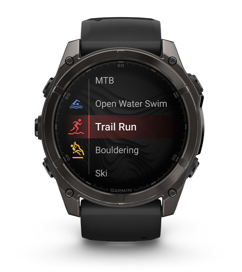 Garmin fēnix® 8 – 47 mm, AMOLED Sapphire, Carbon Gray DLC Titanium