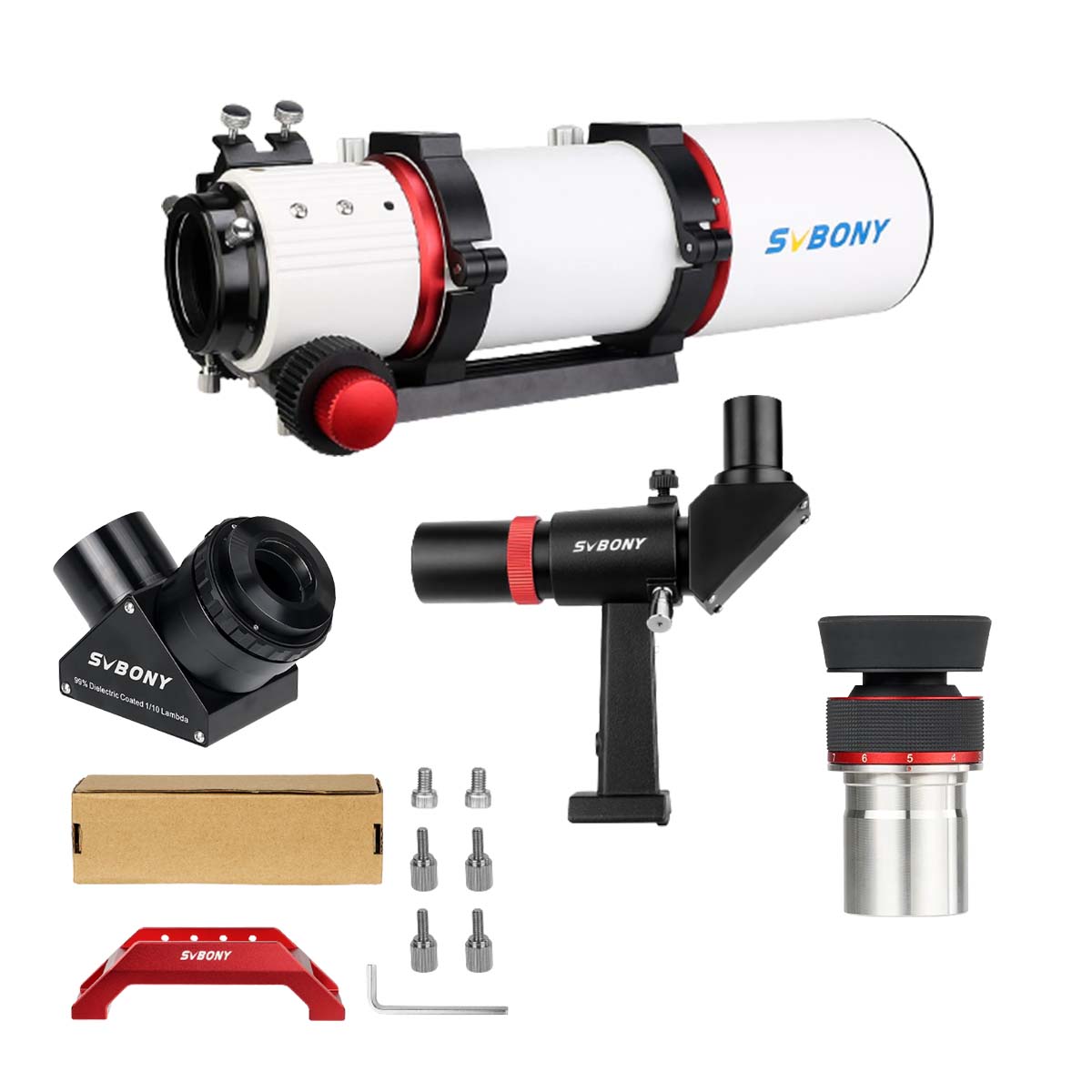 SVBONY SV550 APO Triplet Refractor 80mm F6 Telescope OTA For Deep