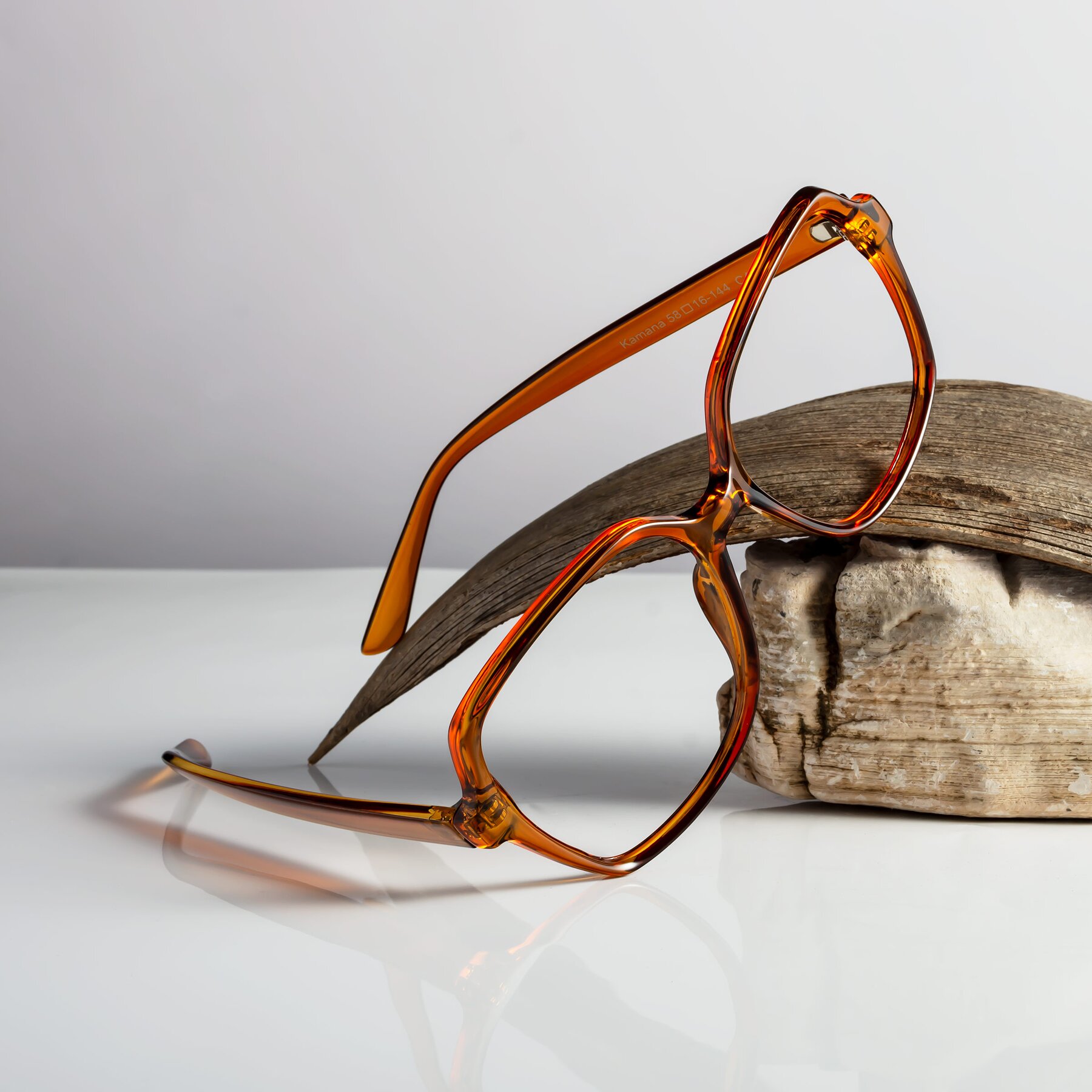 Maple Syrup Oversized Retro-Vintage Grandpa Reading Glasses - Kamana