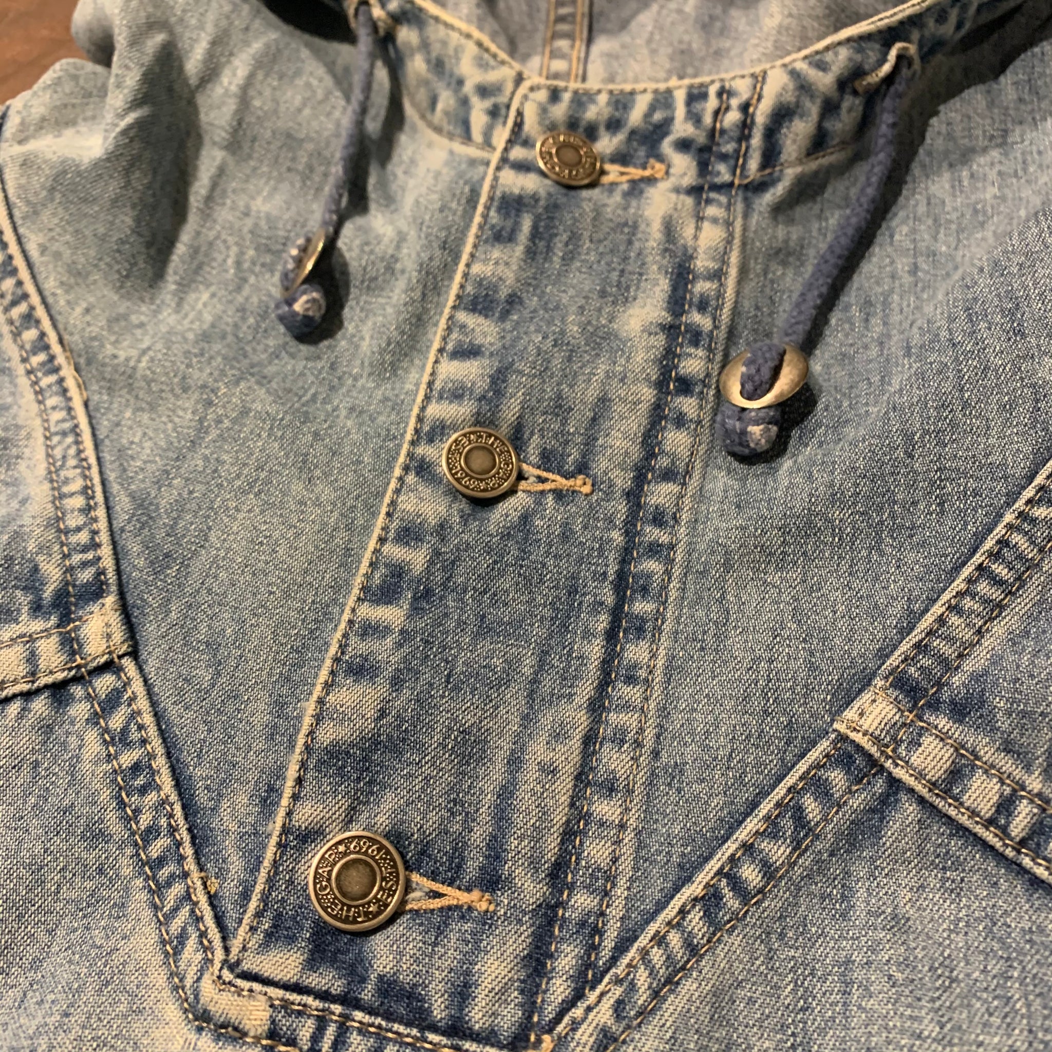 90s/OLD GAP/DENIM ANORAK PARKA/size S – ReSacca