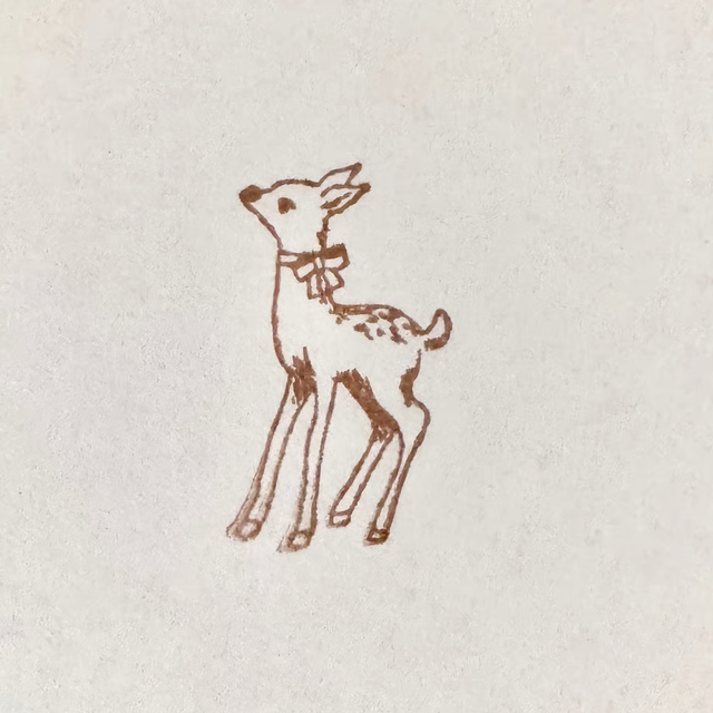 Mon petit artiste｜スタンプ Bambi - TAG STATIONERY STORE(タグ