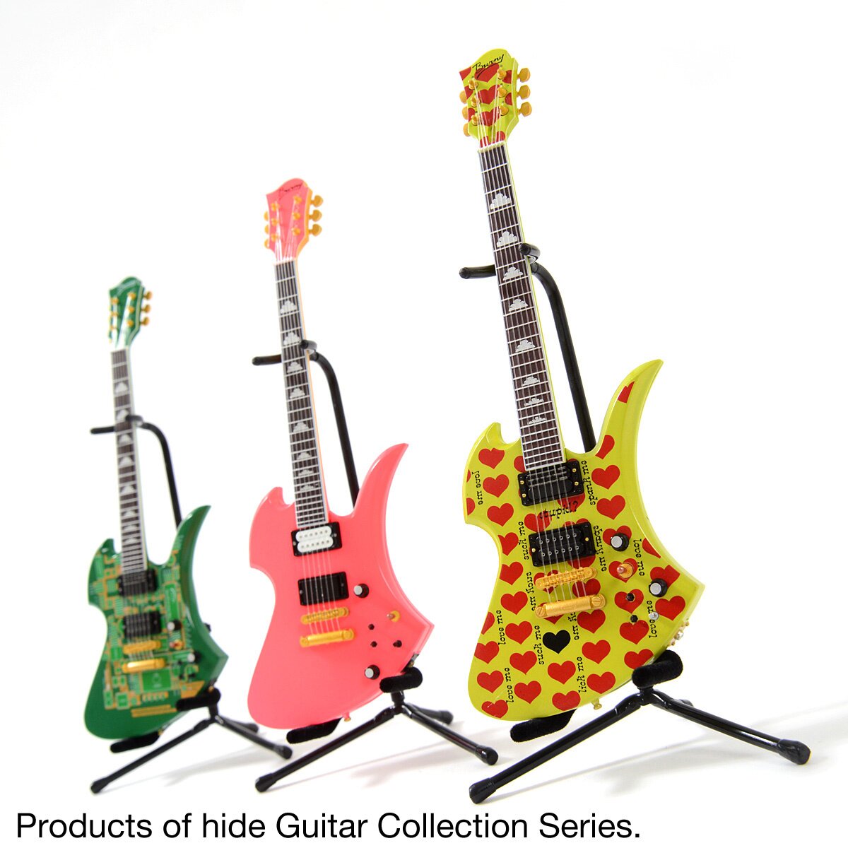 hide Guitar Collection Official Figure Set: SHOCKING PINK Ver