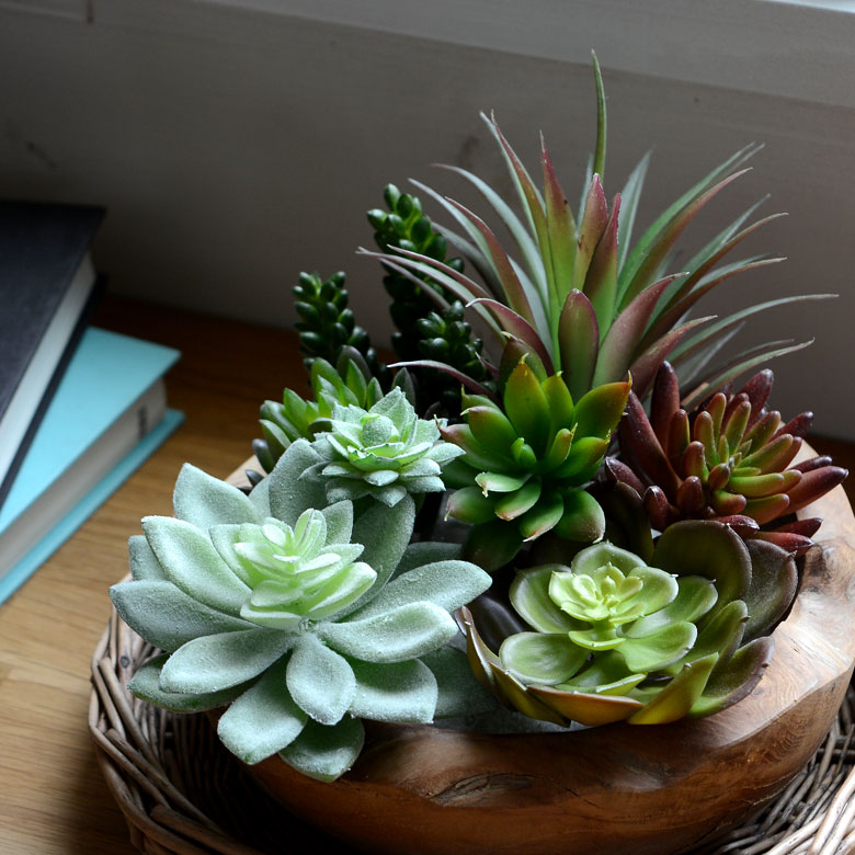 セダムのフェイク多肉植物[Aタイプ グリーン](63400) 【生活雑貨の