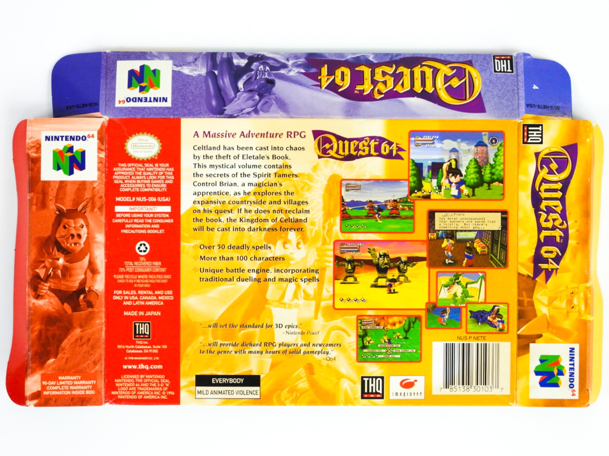 Quest 64 [Box] (Nintendo 64 / N64) – Retro MTL