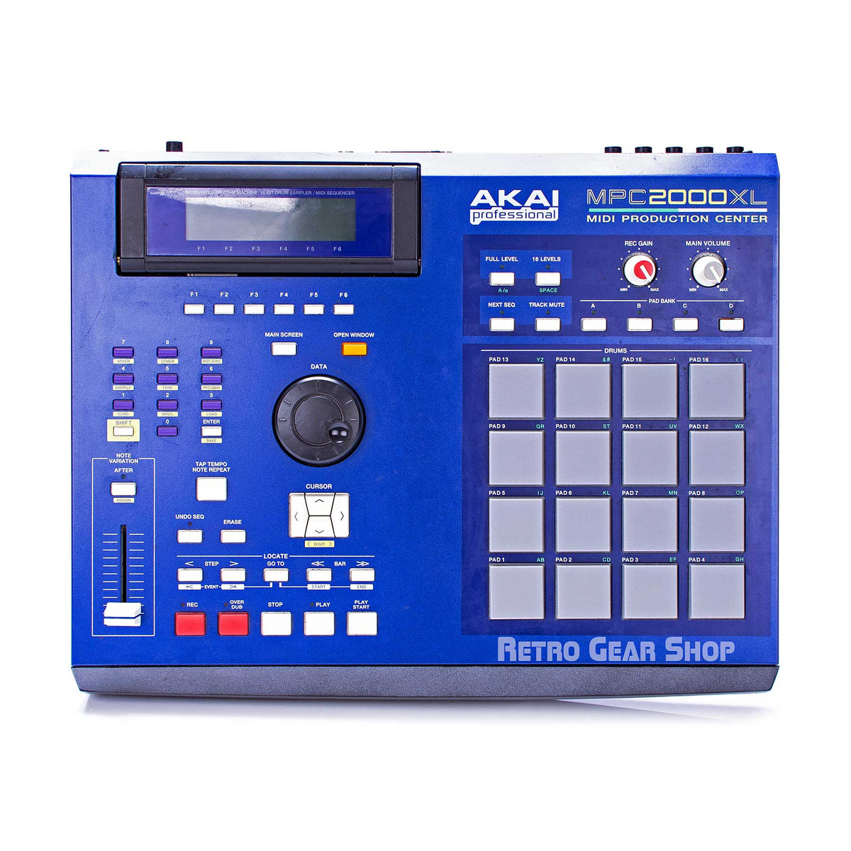 Akai MPC2000XL Blue– Retro Gear Shop