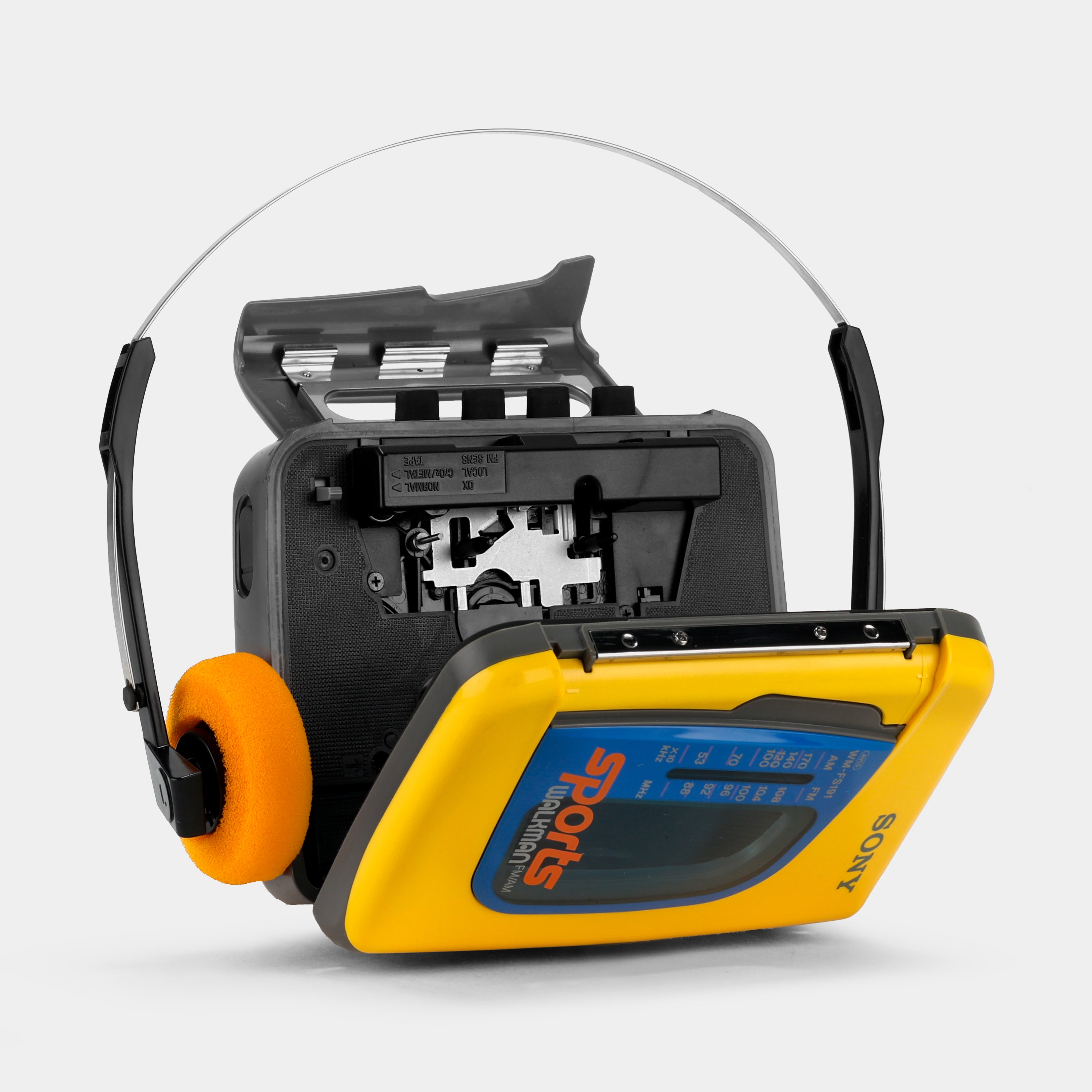 Sony Sports Walkman WM-FS191 Yellow AM/FM Portable Cassette Player