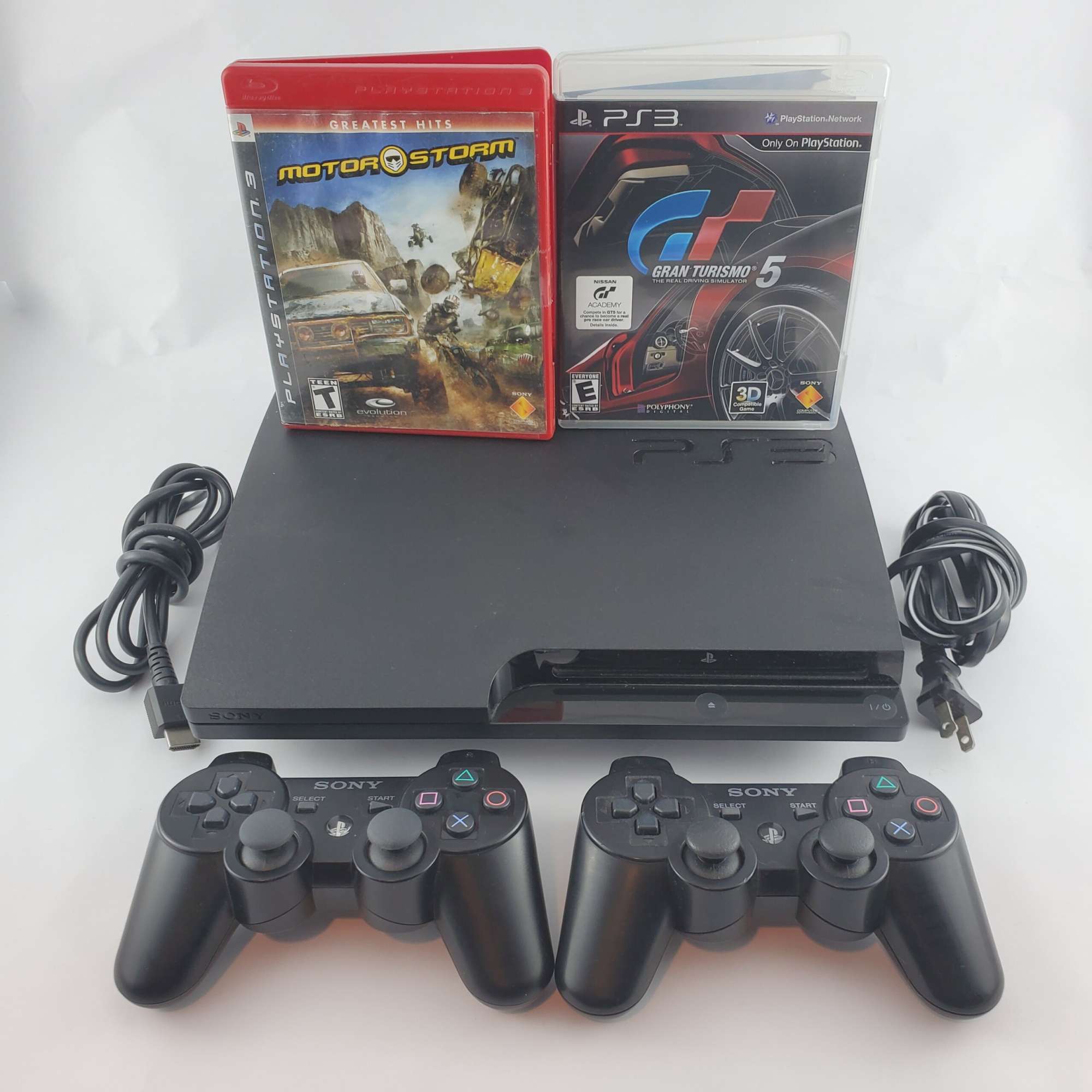 Playstation 3 (PS3) Console Bundle: Motorstorm & Gran Turismo 5