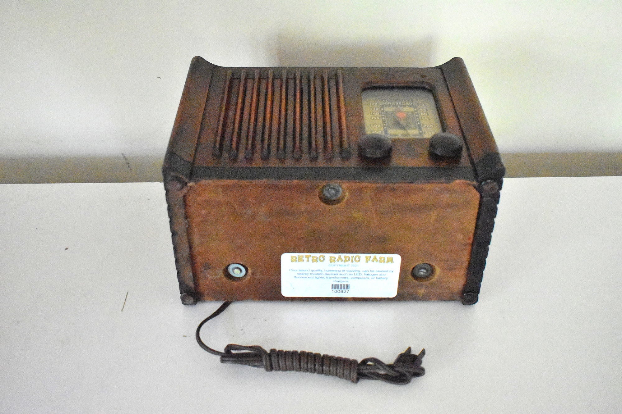 ラジオの黄金時代 1940年 エマーソン モデル 179 木製真空管ラジオ