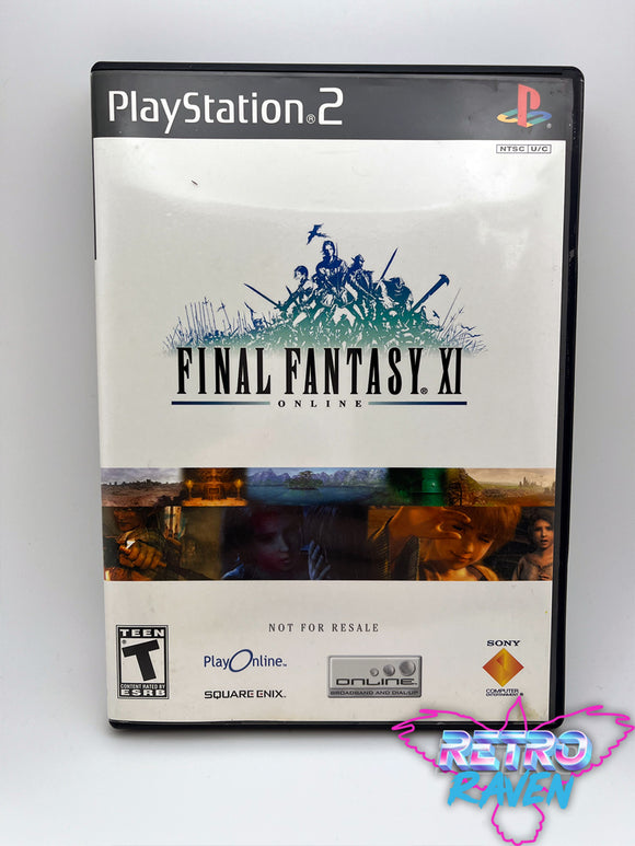 Final Fantasy XI Online - Playstation 2 – Retro Raven Games