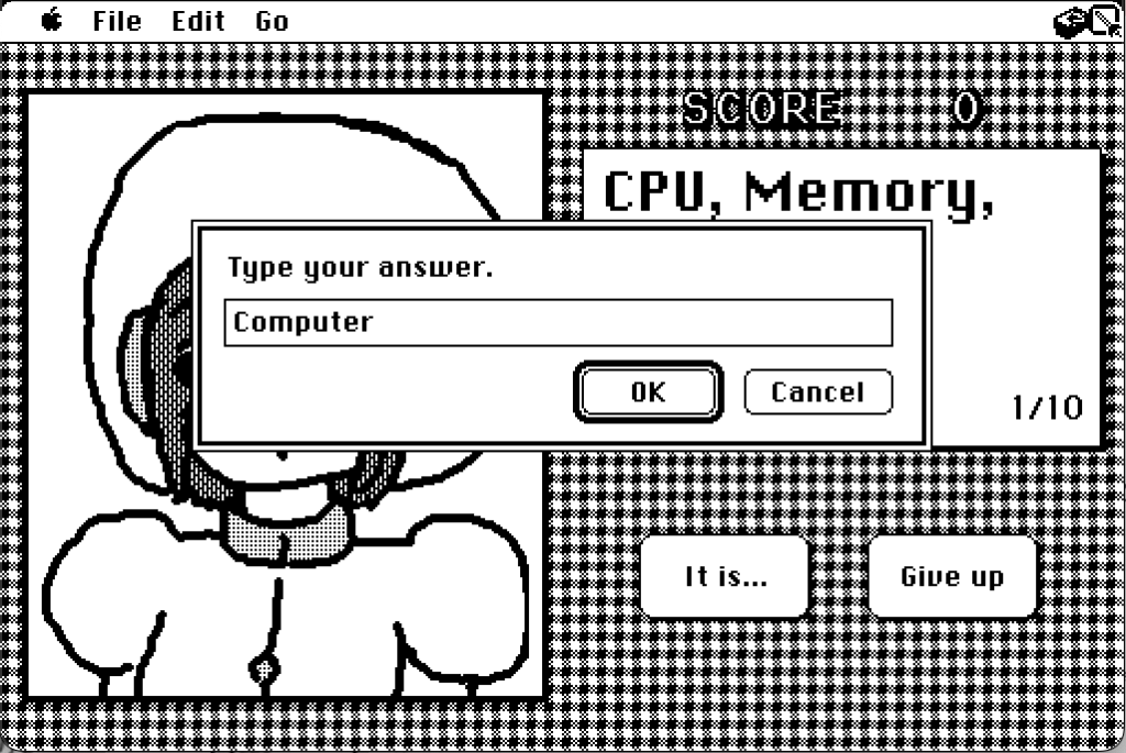 オールドマックのHyperCard用クイズゲーム『HyperRopoko』がリリース