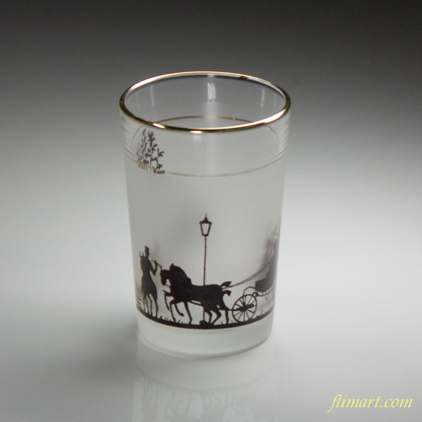 馬車道ガラスコップR2203 : 昭和レトロポップ食器雑貨通販