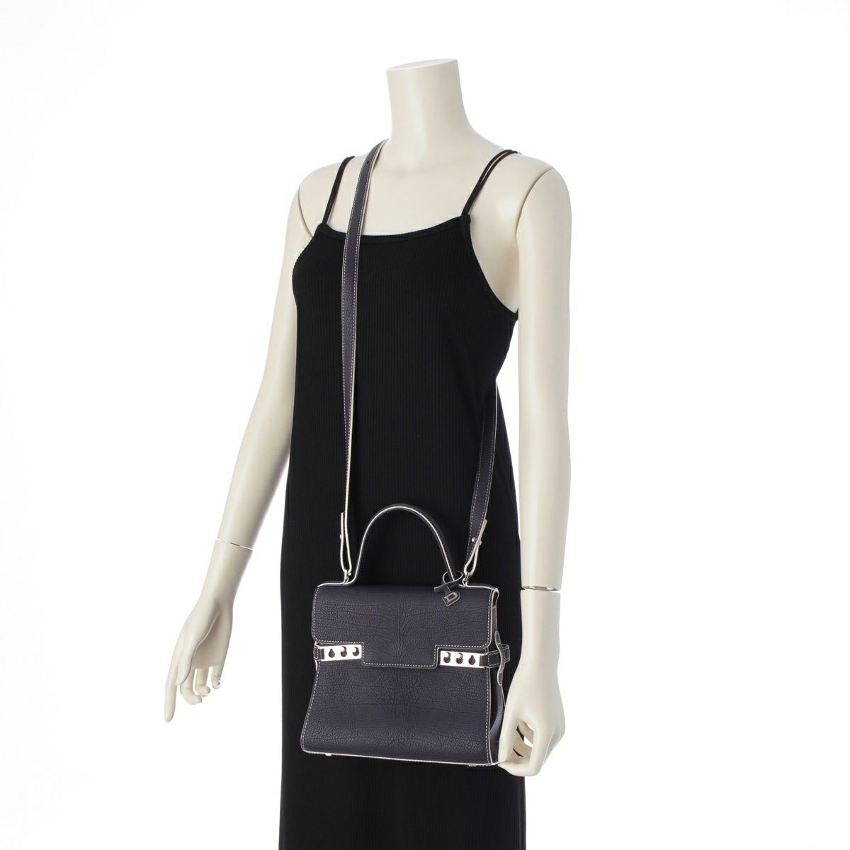 デルヴォー タンペートPM クリスピーカーフ 2WAY ショルダー