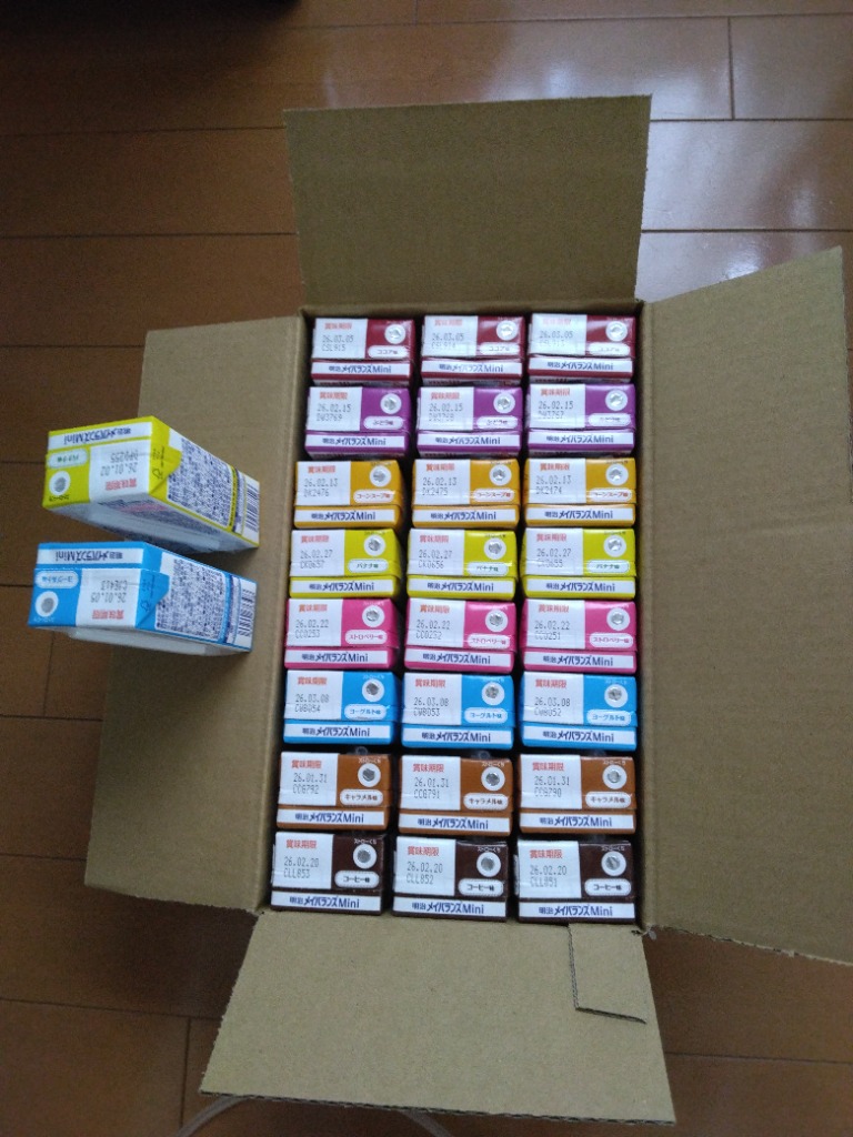 明治（meiji） メイバランスMini アソートBOX （8種類×3本