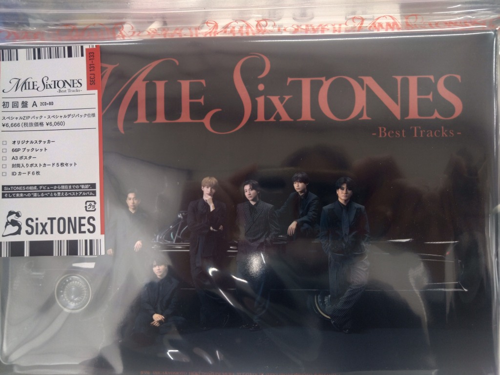 CD】SixTONES ／ MILESixTONES -Best Tracks-(初回盤A)(Blu-ray Disc付