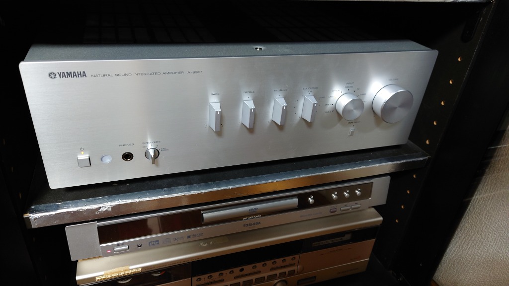 ヤマハ YAMAHA A-S301-S シルバー プリメインアンプ AS301Sのレビュー