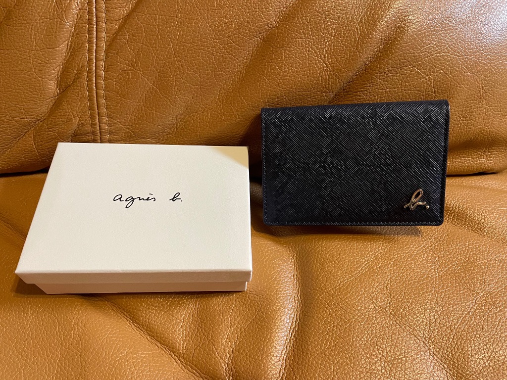 agnes b.（アニエスベー） 名刺入れ レザーカードケース”Petit b