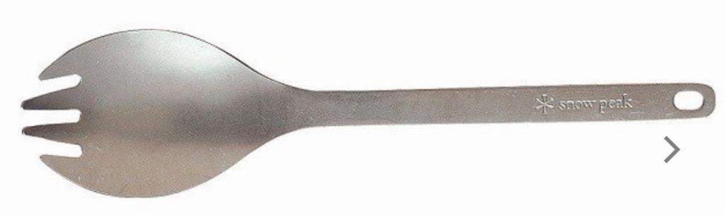 snow peak（スノーピーク） チタン 先割れ スプーン SCT-004 キャンプ