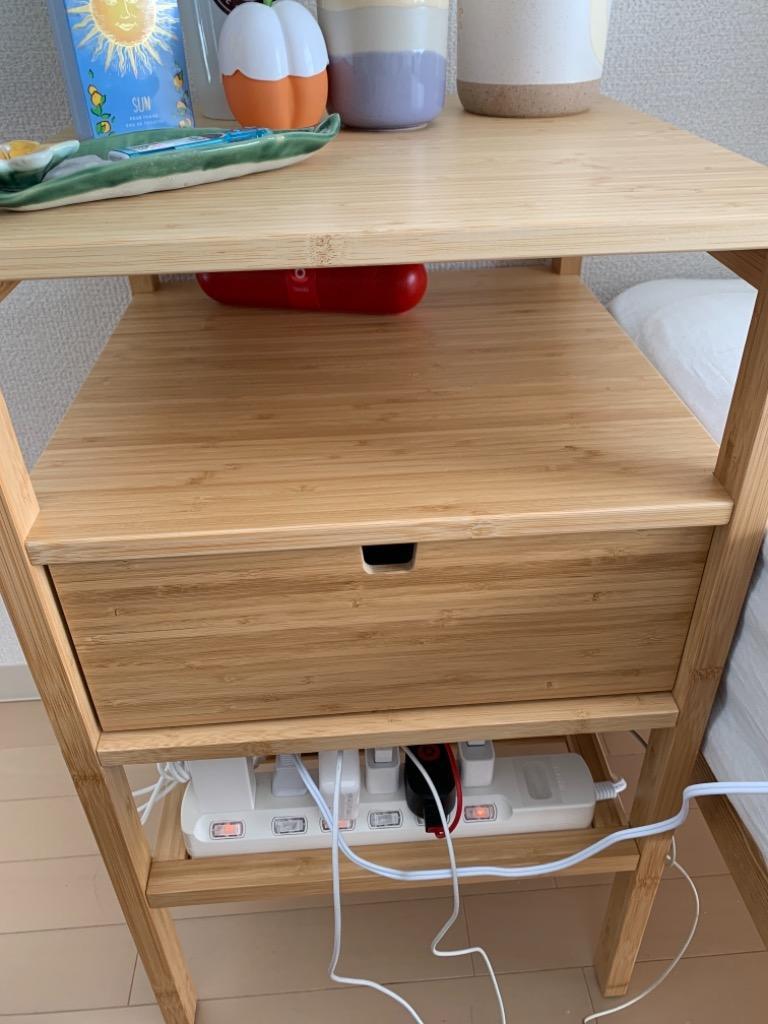 イケア（IKEA） ベッドサイドテーブル 竹 40x40cm n40447678 NORDKISA