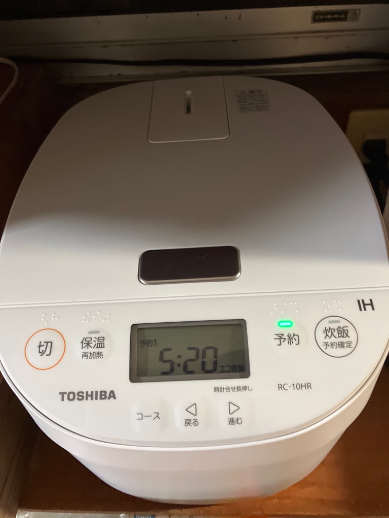 TOSHIBA RC-10HR （ホワイト） 炊飯器本体 - 最安値・価格比較 - Yahoo