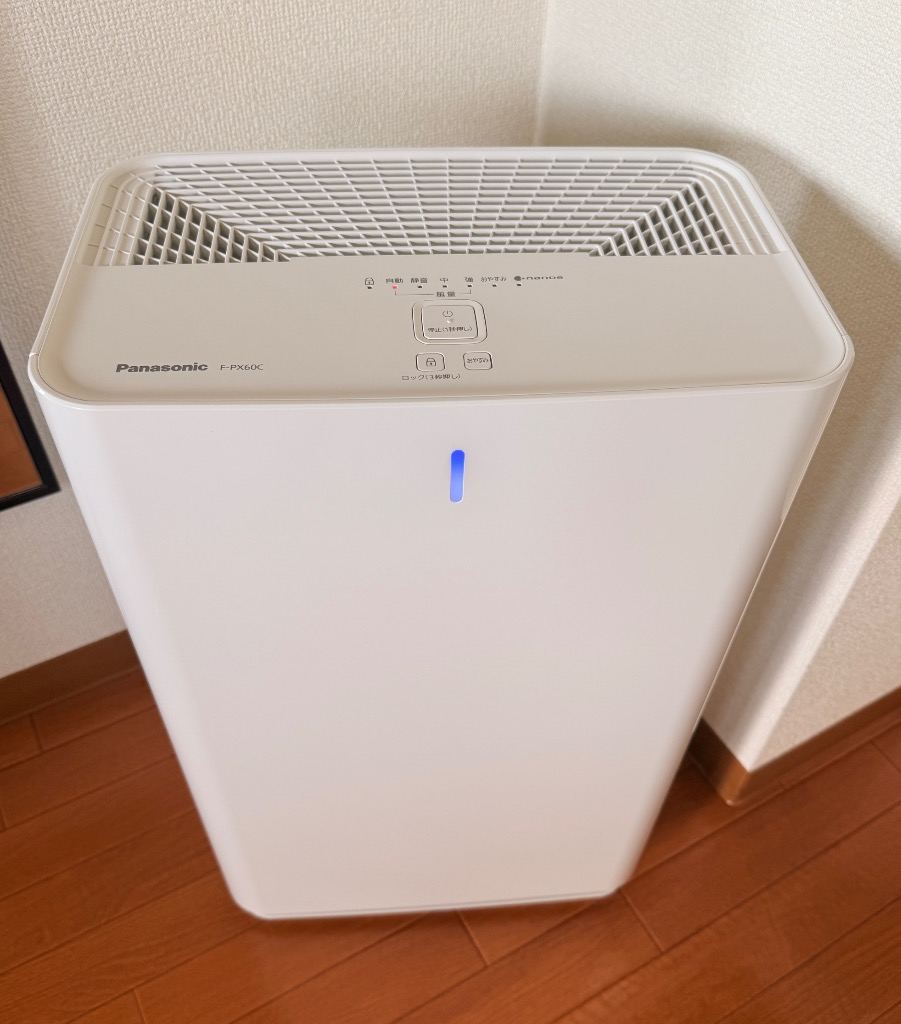 パナソニック(Panasonic) F-PX60C-W(ホワイト) 空気清浄機 : イー