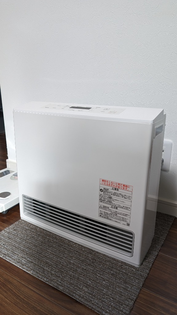 リンナイ(Rinnai) ガスファンヒーター スタンダード ホワイト RC