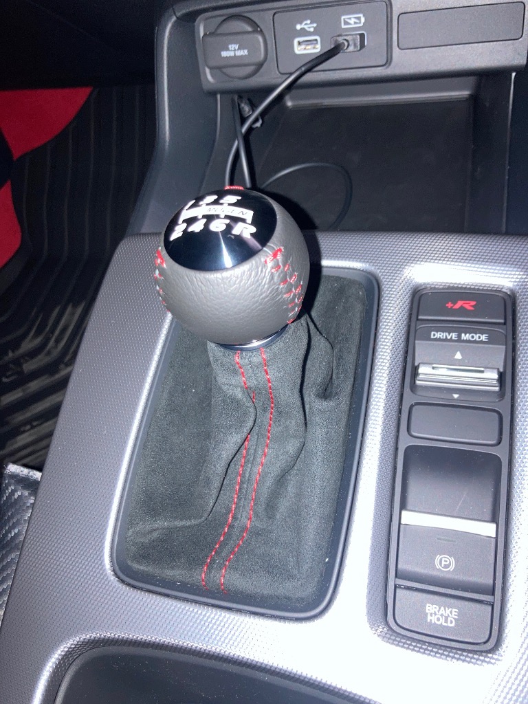 無限（MUGEN） レザーシフトノブ ブラック シビック FL5 22/09- 品番