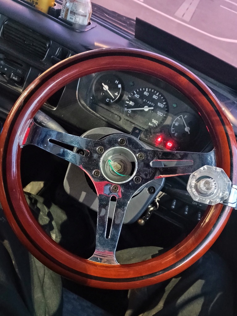 ホーンボタン クロームメッキ 無地 ステアリング ハンドル Daikei/大恵