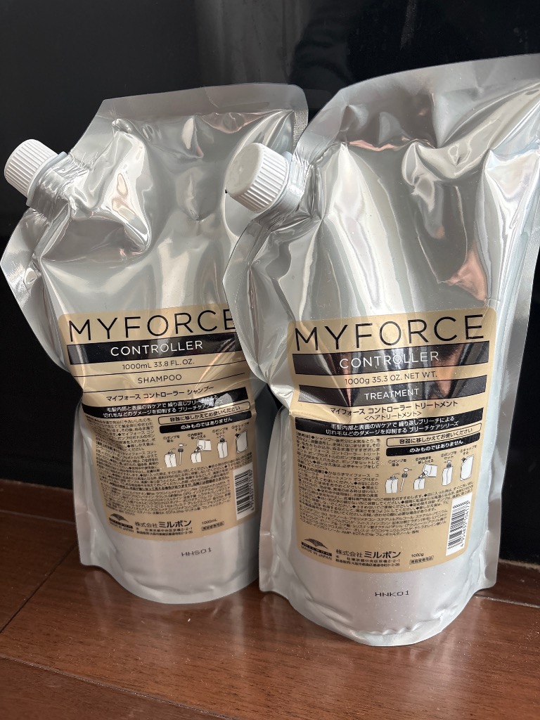 MYFORCE 各1個セット ミルボン マイフォース コントローラーシャンプー