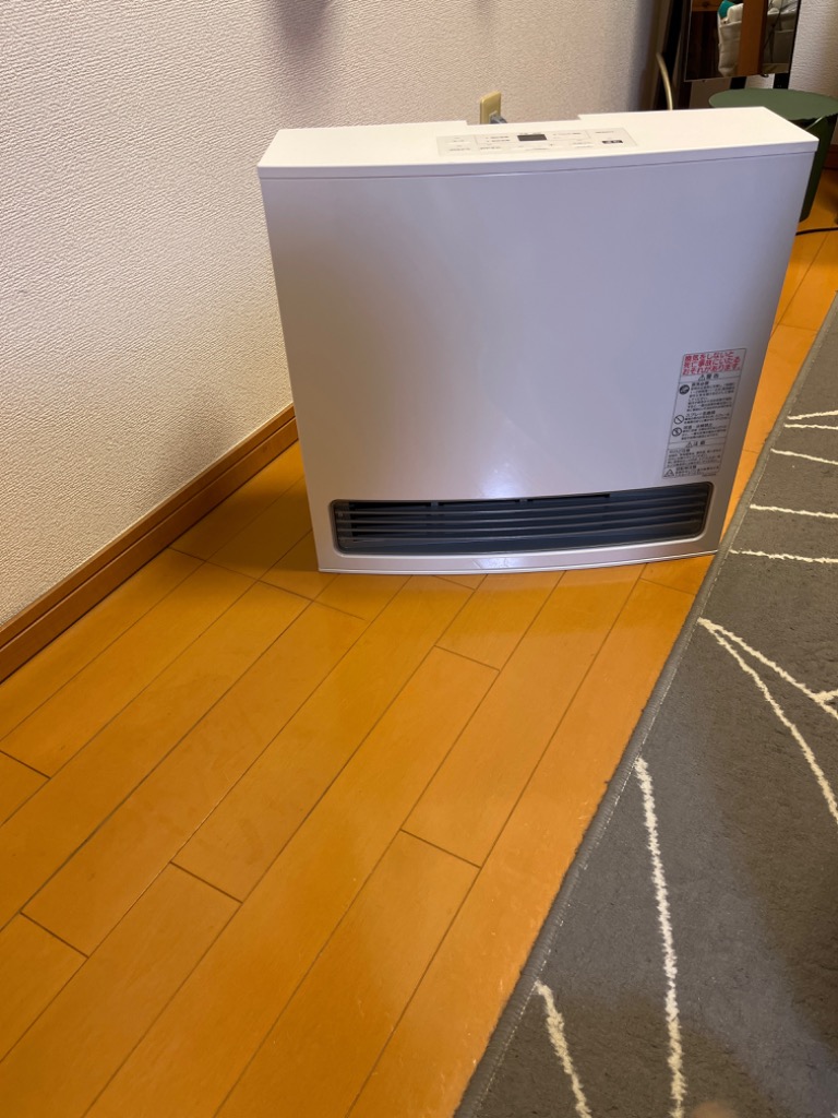 ノーリツ（NORITZ） ガスファンヒーター GFH-4007S スノーホワイト