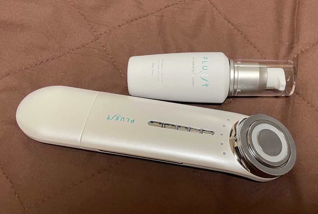 美顔器 プルエスト マルチフェイシャルスパ 美容液 セット ems rf led